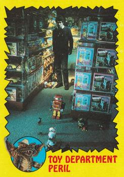 1984 Topps Gremlins #64 Toy Department Peril Front