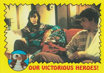 1984 Topps Gremlins #72 Our Victorious Heroes! Front