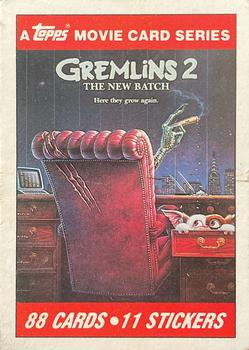 1990 Topps Gremlins 2: The New Batch #1 Title Card Front