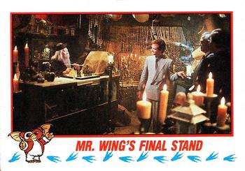 1990 Topps Gremlins 2: The New Batch #21 Mr. Wing's Final Stand Front