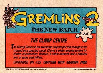 1990 Topps Gremlins 2: The New Batch #24 The Clamp Centre Back