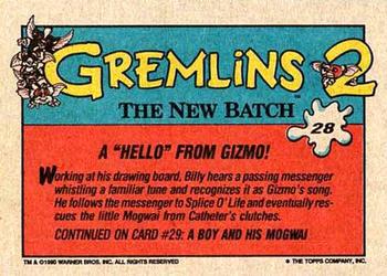 1990 Topps Gremlins 2: The New Batch #28 A 