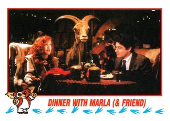 1990 Topps Gremlins 2: The New Batch #31 Dinner with Marla (& Friend) Front