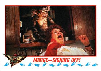 1990 Topps Gremlins 2: The New Batch #41 Marge - Signing Off! Front