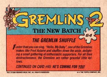 1990 Topps Gremlins 2: The New Batch #64 The Gremlin Shuffle Back