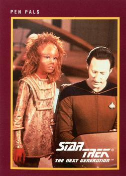 1991 Impel Star Trek 25th Anniversary #76 Pen Pals Front