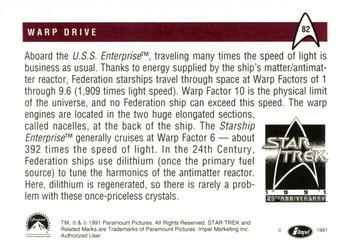 1991 Impel Star Trek 25th Anniversary #82 Warp Drive Back