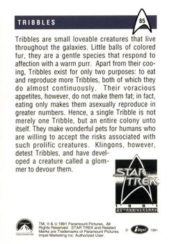 1991 Impel Star Trek 25th Anniversary #85 Tribbles Back