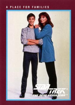 1991 Impel Star Trek 25th Anniversary #86 A Place for Families Front