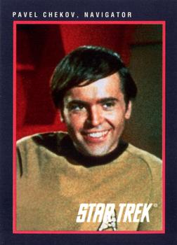 1991 Impel Star Trek 25th Anniversary #99 Pavel Chekov, Navigator Front