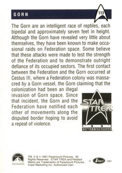 1991 Impel Star Trek 25th Anniversary #113 Gorn Back