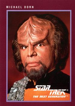 1991 Impel Star Trek 25th Anniversary #134 Michael Dorn Front