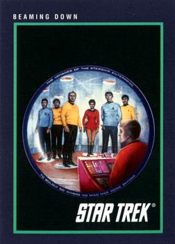 1991 Impel Star Trek 25th Anniversary #153 Beaming Down Front