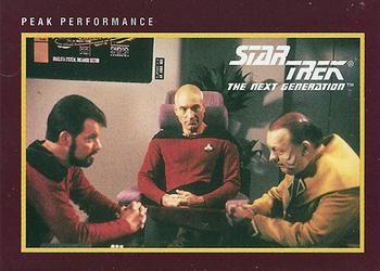 1991 Impel Star Trek 25th Anniversary #172 Peak Performance Front