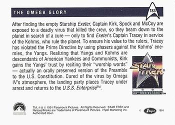 1991 Impel Star Trek 25th Anniversary #183 The Omega Glory Back