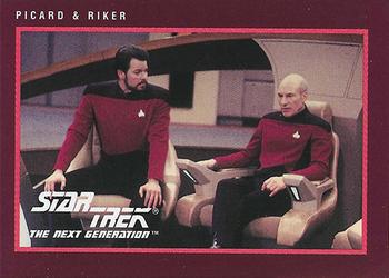 1991 Impel Star Trek 25th Anniversary #268 Picard & Riker Front