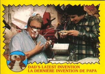 1984 O-Pee-Chee Gremlins #18 Dad's Latest Invention Front