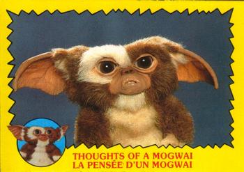 1984 O-Pee-Chee Gremlins #27 Thoughts of a Mogwai Front