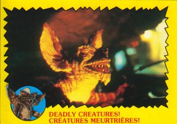 1984 O-Pee-Chee Gremlins #44 Deadly Creatures! Front