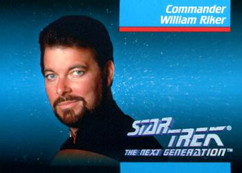 1992 Impel Star Trek: The Next Generation #005 Commander William Riker Front