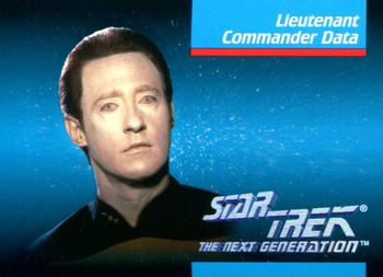 1992 Impel Star Trek: The Next Generation #006 Lieutenant Commander Data Front
