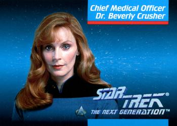 1992 Impel Star Trek: The Next Generation #010 Chief Medical Officer Dr. Beverly Crusher Front