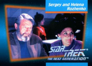 1992 Impel Star Trek: The Next Generation #019 Sergey and Helena Rozhenko Front