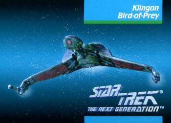 1992 Impel Star Trek: The Next Generation #031 Klingon Bird-of-Prey Front