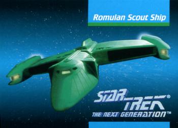 1992 Impel Star Trek: The Next Generation #035 Romulan Scout Ship Front