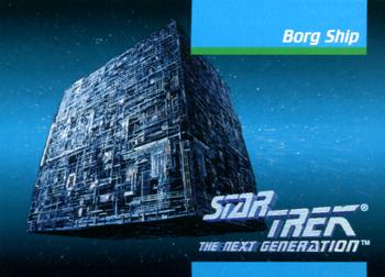 1992 Impel Star Trek: The Next Generation #037 Borg Ship Front