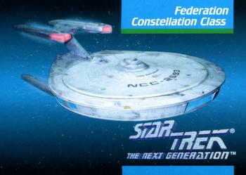 1992 Impel Star Trek: The Next Generation #042 Federation Constellation Class Front