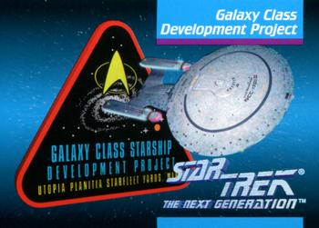 1992 Impel Star Trek: The Next Generation #047 Galaxy Class Development Project Front