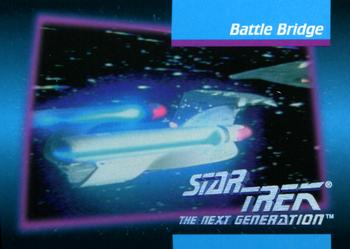 1992 Impel Star Trek: The Next Generation #052 Battle Bridge Front