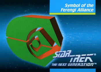1992 Impel Star Trek: The Next Generation #081 Symbol of the Ferengi Alliance Front