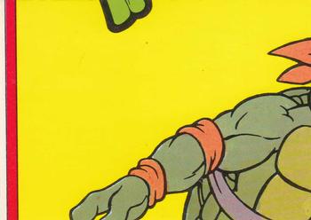 1989 Topps Teenage Mutant Ninja Turtles - Stickers (Series One) #2 Michaelangelo Back