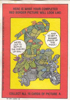 1989 Topps Teenage Mutant Ninja Turtles - Stickers (Series One) #6 Splinter Back