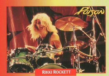1991 Brockum Rock Cards #132 Rikki Rockett Front