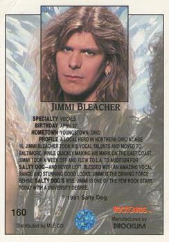 1991 Brockum Rock Cards #160 Jimmi Bleacher Back