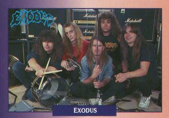 1991 Brockum Rock Cards #166 Exodus Front