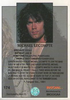 1991 Brockum Rock Cards #174 Michael LeCompte Back