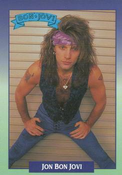 1991 Brockum Rock Cards #175 Jon Bon Jovi Front