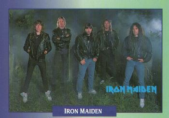1991 Brockum Rock Cards #180 Iron Maiden Front