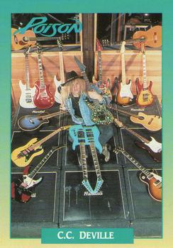 1991 Brockum Rock Cards #209 C.C. Deville Front