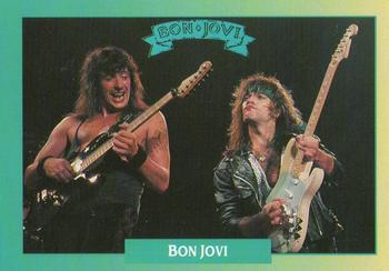 1991 Brockum Rock Cards #214 Bon Jovi Front