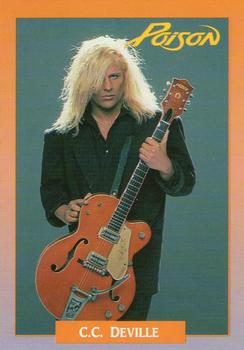 1991 Brockum Rock Cards #224 C.C. Deville Front
