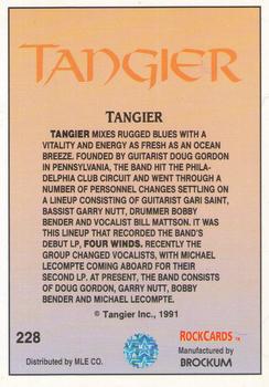 1991 Brockum Rock Cards #228 Tangier Back