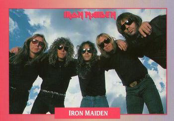 1991 Brockum Rock Cards #238 Iron Maiden Front
