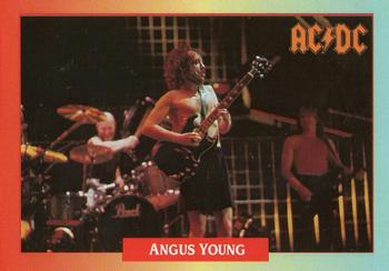 1991 Brockum Rock Cards #24 Angus Young Front