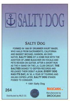 1991 Brockum Rock Cards #264 Salty Dog Back