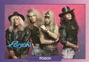 1991 Brockum Rock Cards #275 Poison Front